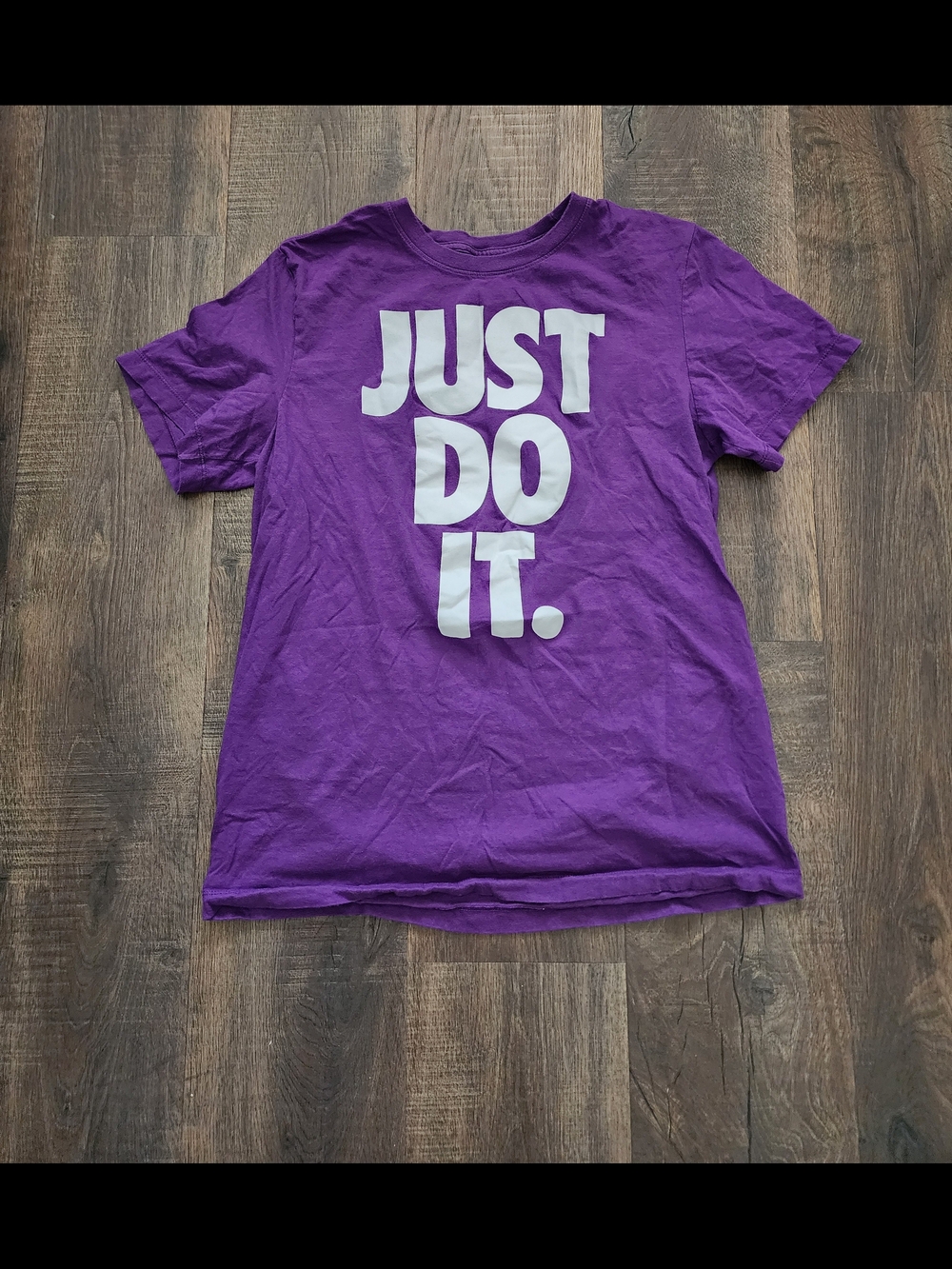 Nike Kids Purple "Just Do It." Graphic Tee